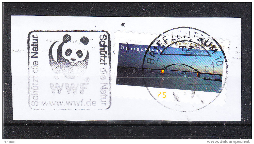 Germania   -   2013.  Fehmarn Brucke, With  Timbre Of  WWF. Characteristic !!!! - Used Stamps