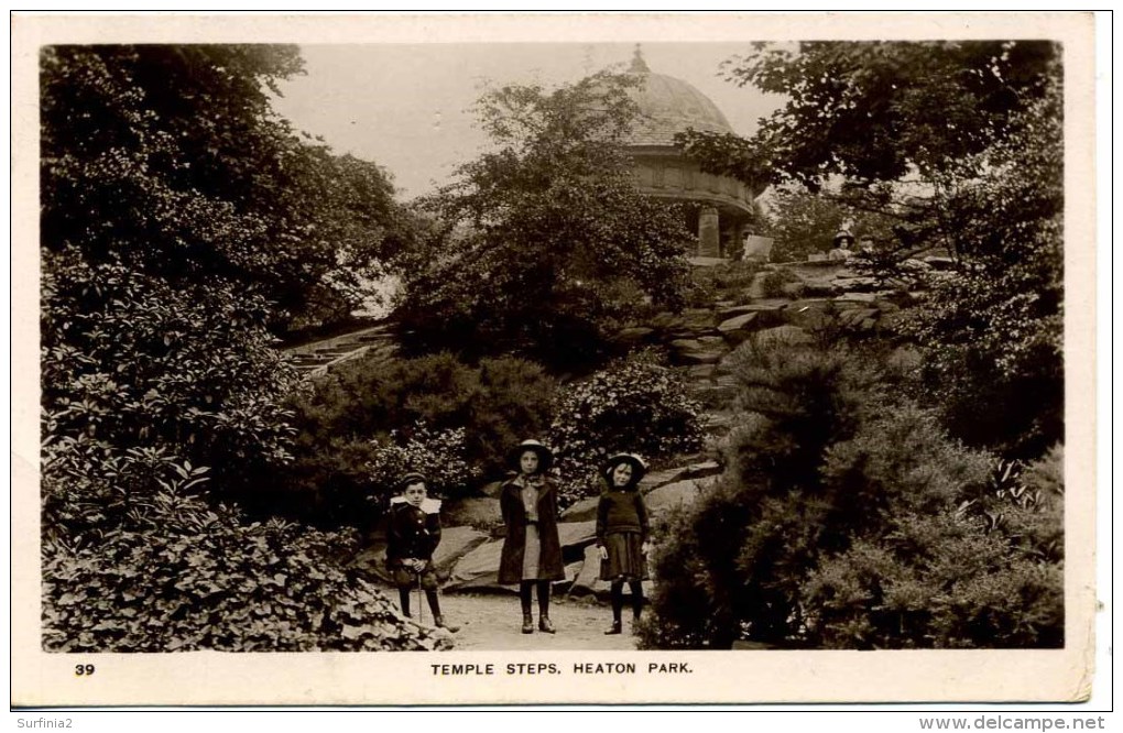 TYNE And WEAR -  NEWCASTLE - TEMPLE STEPS, HEATON PARK RP T227 - Newcastle-upon-Tyne