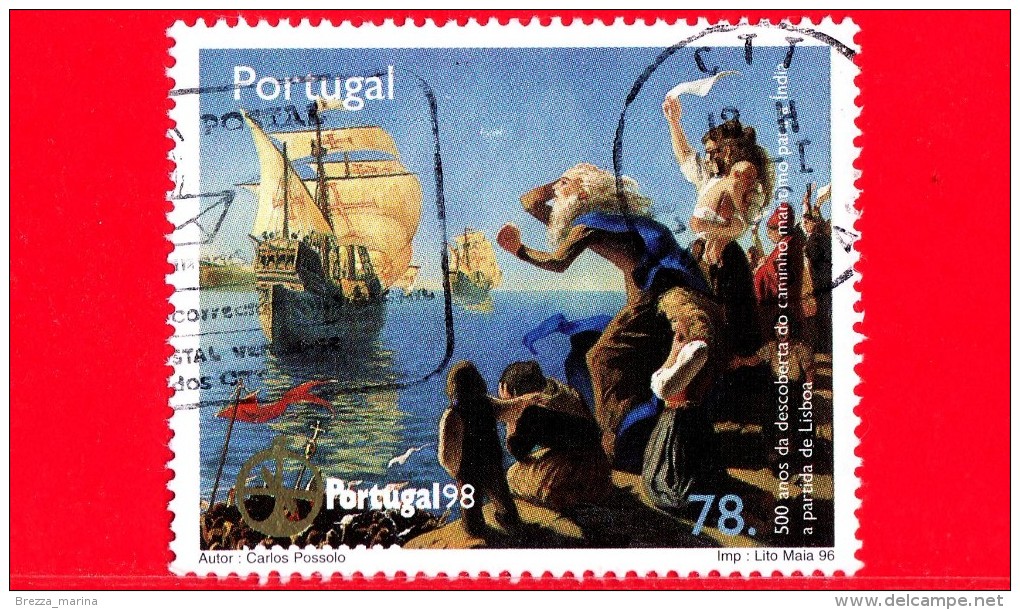 Portogallo - 1996 - Mostra Filatelica ´Portugal ´98´ - Vasco De Gama - 78 - Usati