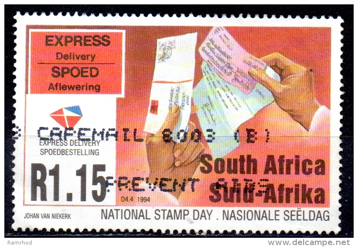 SOUTH AFRICA 1994 National Stamp Day - 1r.15 - Express Delivery Mail  FU - Usados