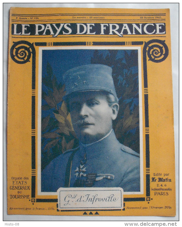 WW I:LE PAYS DE FRANCE:RUSSIE-KORNILOFF.M ARINE.NAVIRES-HOPITAUX.Et C - Informations Générales