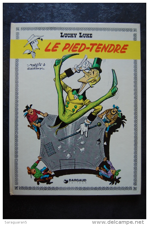 BD LUCKY LUKE - 33 - Le Pied Tendre - TBE - Rééd. 1975 - Lucky Luke