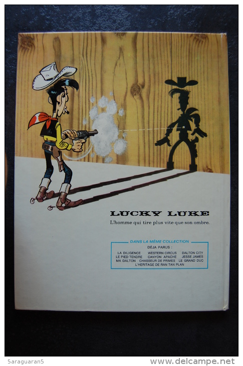 BD LUCKY LUKE - 33 - Le Pied Tendre - TBE - Rééd. 1975 - Lucky Luke