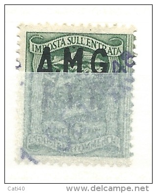 MARCA DA BOLLO REVENUE - TRIESTE AMG FTT - IGE  CENT.10 - Revenue Stamps