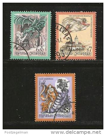 AUSTRIA, Various Years, Cancelled Stamp(s), 3 Stamps Religion  , #4167 - Used Stamps