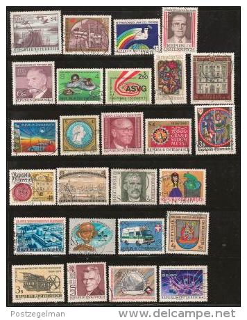 AUSTRIA, various years, cancelled stamp(s), 200 stamps different commemoratives  , #4376-4393