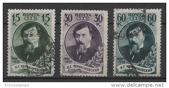 (O) Russia - USSR (1939) Yv. 749/51 - Oblitérés