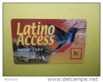 Latino Access Prepaid Belgium (Mint,Neuve) Rare - [2] Prepaid & Refill Cards