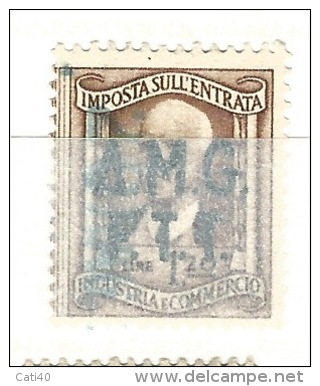 MARCA DA BOLLO REVENUE - TRIESTE AMG FTT  - IGE - LIRE 1,20 - Fiscaux