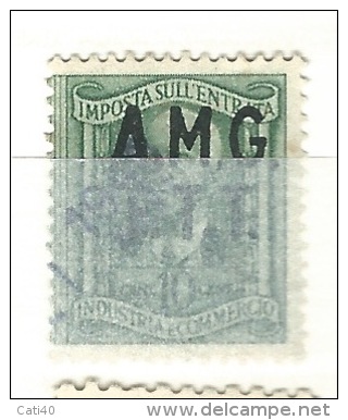 MARCA DA BOLLO REVENUE - TRIESTE AMG FTT  - IGE - CENT.10 - Revenue Stamps