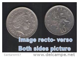 Royaume Uni Pièce De Monnaie Coin Moeda Ten Pence 2000 UK - 10 Pence & 10 New Pence