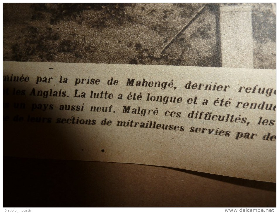 1918 LPDF:ContrTorp OBUSIER;Rus-Jap;SILLERY;Tabora,Mahengé;CONGO ;Vaillants belges;KASSONGO;Raid GOTHAS;Phot all VERDUN