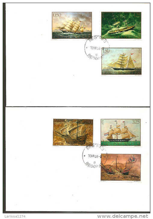 115.YUGOSLAVIA 1969 Sailing Ships FDC - Other & Unclassified