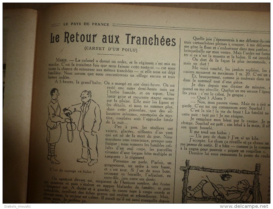 1918 LPDF: Garros et Marchal évadés du camp;GROS CANON BRITISH; Gérardmer; ITALIE; Phare de La Hève; CARNET d'un POILU