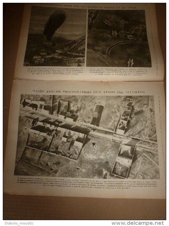 1918 LPDF:Aff. MALVY;Les Photos Allemandes;Tribus MASSUDS;Révolution à KIEW; Belgique Bombardée;JERUSALEM;Les HUSSARDS - Francés