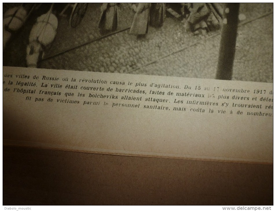 1918 LPDF:Aff. MALVY;Les photos allemandes;Tribus MASSUDS;Révolution à KIEW; Belgique bombardée;JERUSALEM;Les HUSSARDS