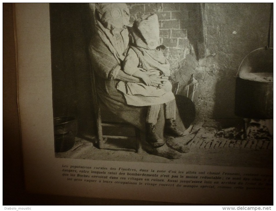 1918 LPDF:Aff. MALVY;Les photos allemandes;Tribus MASSUDS;Révolution à KIEW; Belgique bombardée;JERUSALEM;Les HUSSARDS