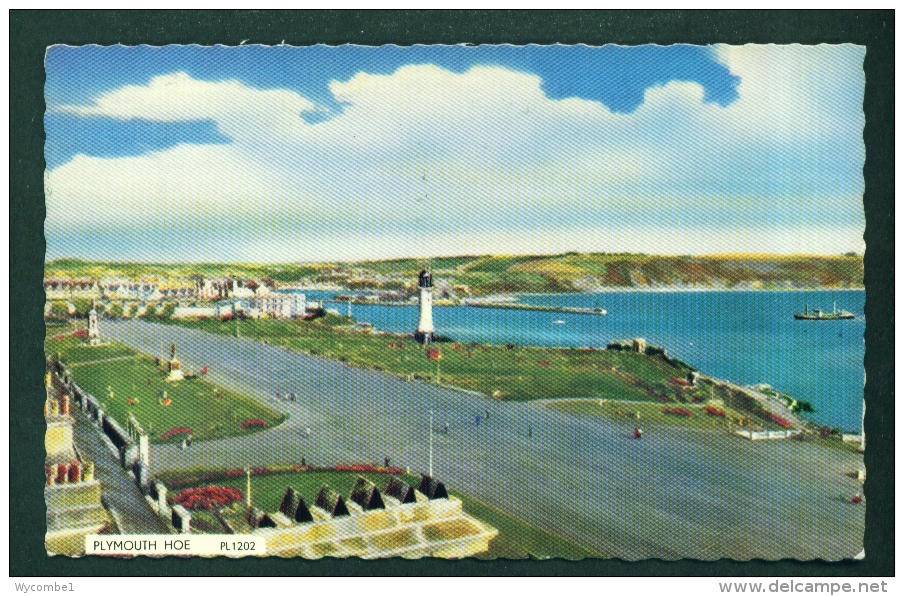 ENGLAND  -  Plymouth Hoe  Used Postcard As Scans - Plymouth