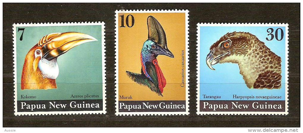 Papouasie Et Nouvelle-Guinée Papua 1974 Yvertn° 269-71 *** MNH Cote 20 Euro Faune Oiseaux Vogels Birds - Papúa Nueva Guinea