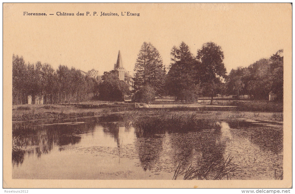 FLORENNES : Château Des PP Jésuites - L'étang - Florennes