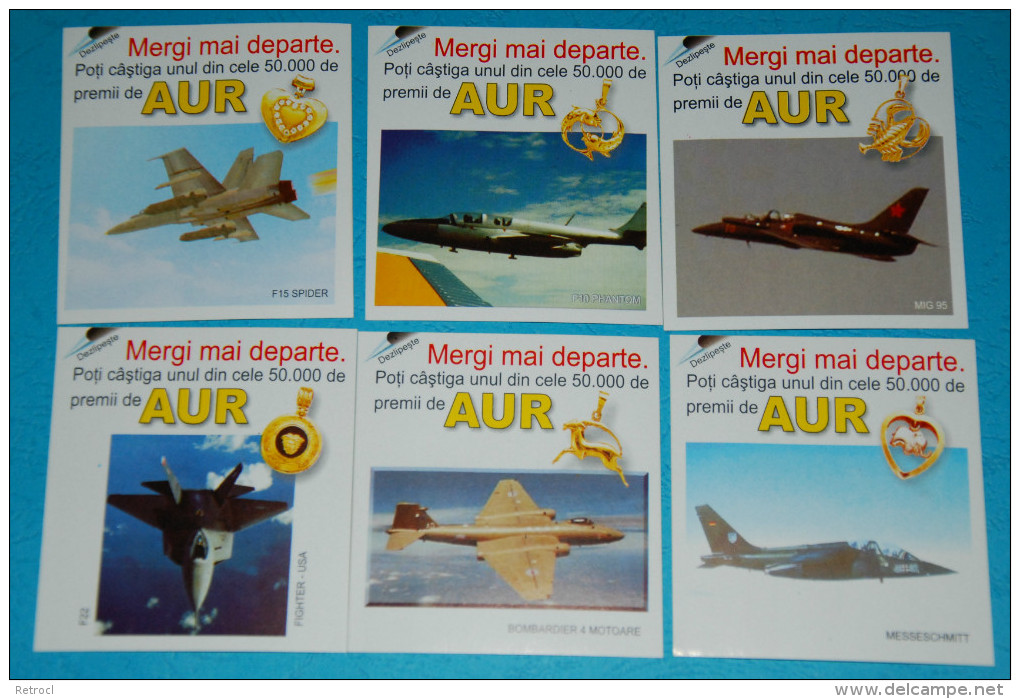 Rare Early 2000s Planes  Stickers (only 350 Sets) - Other & Unclassified