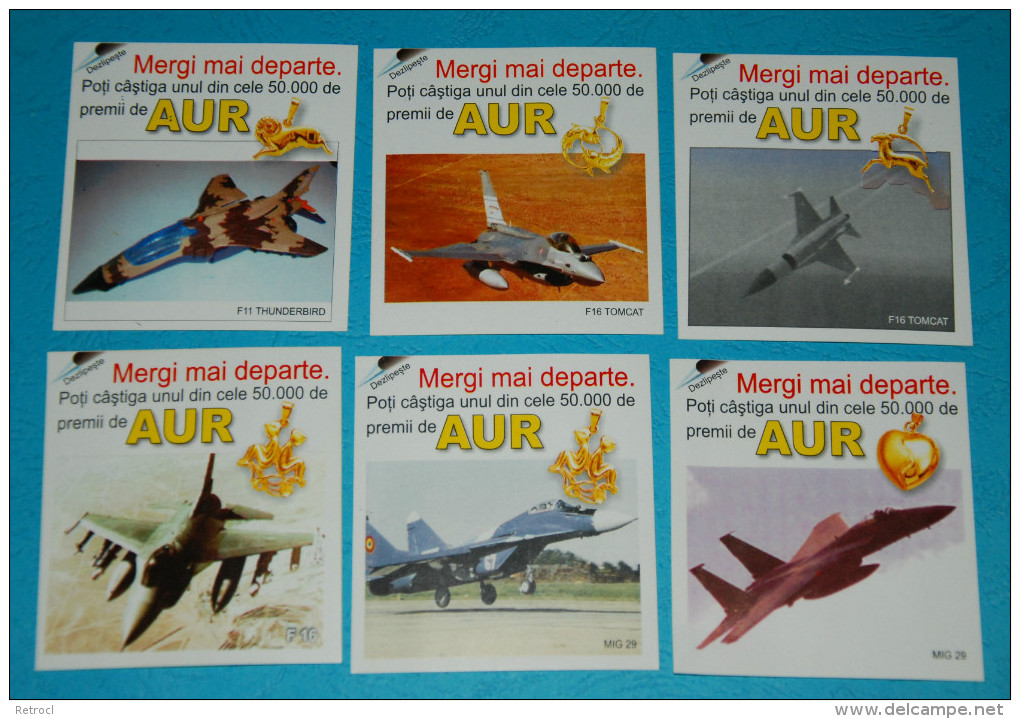 Rare Early 2000s Planes  Stickers (only 350 Sets) - Other & Unclassified