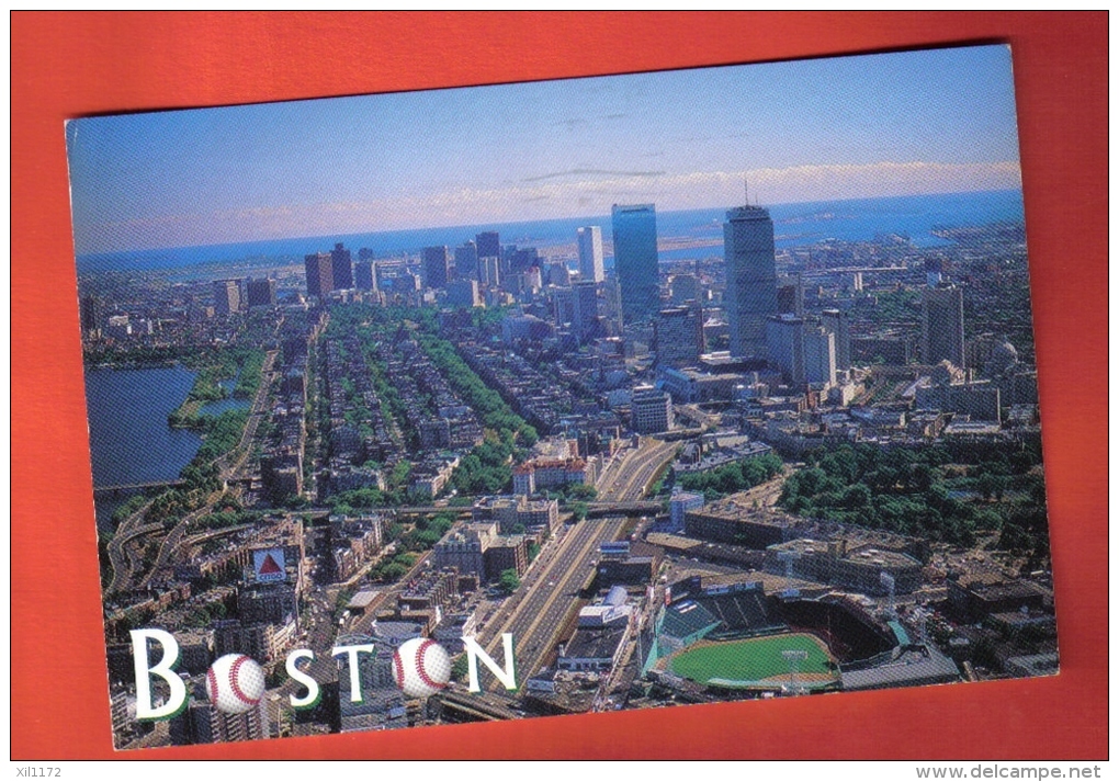 JFU-14 Boston Fenway Park. Football. Baseball.Postally Used In 1997 To Switzerland - Honkbal