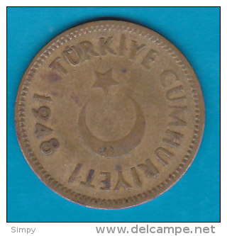 TURKEY - 25 Kurus 1948 - Turkey