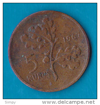 TURKEY - 5 Kurus 1967 - Turkey