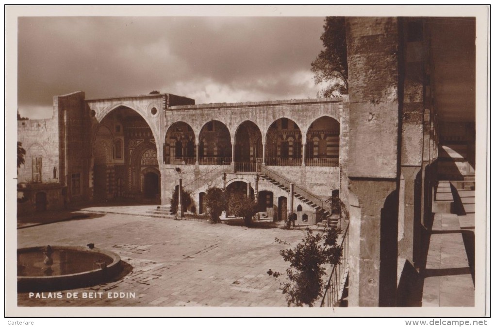 Cpa,liban,palais De Beit Eddin,à Chouf,palais De L'émir Bachir,prince Du Liban,850m D'altitude,hamam,rare - Liban