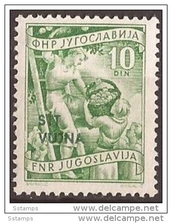 1954  87-94  TRIESTE ZONA B  JUGOSLAVIJA SLOVENIJA  Fruit Growing  MNH - Mint/hinged