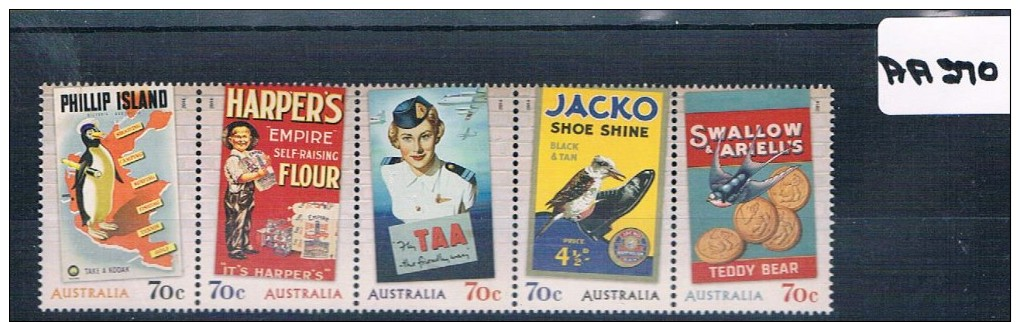 Australia 2014  Advert's Strip Of 5 Muh  AA270 - Mint Stamps