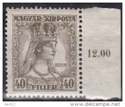 HUNGARY, 1918, Queen Zita, Sc. 131 - Neufs