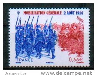 France 2014 - Août 1914, Mobilisation Générale, 1ère Guerre Mondiale / August 1914, General Mobilization, World War I - 1. Weltkrieg