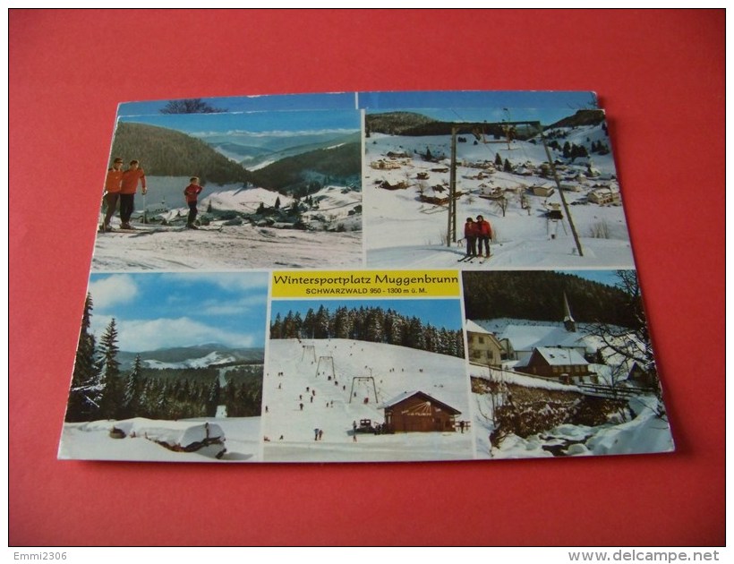 Wintersportplatz  Muggenbrunn - Schwarzwald  /    Gelaufen   1979   ( P - 13 ) ) - Todtnau