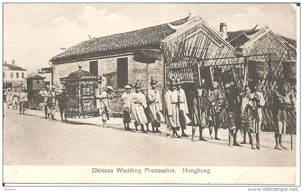 CH-HK006/ Hochzeit In Hongkong Ca. 1900 (Wedding Procession) - Chine (Hong Kong)