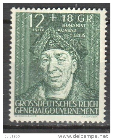 Poland - Generalgouvernement - 1944 Mi 120 - MNH (**) - General Government