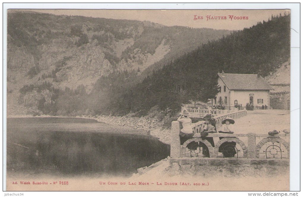 LES HAUTES VOSGES. UN COIN DU LAC NOIR.  LA DIGUE. TBE - Autres & Non Classés