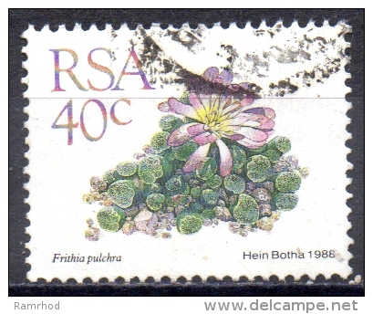 SOUTH AFRICA 1988 Succulents. - 40c. - "Frithia Pulchra"  FU - Oblitérés