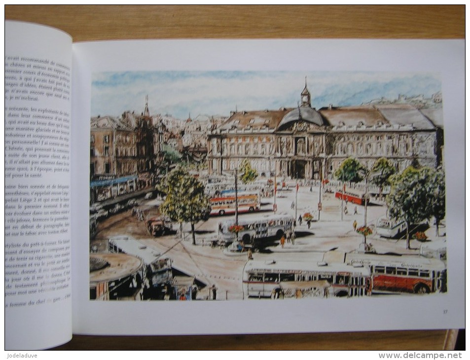 LIEGE TU M' AS BIEN FAIT RIRE Lavallée Dengis Régionalisme Illustrations Aquarelles De Tram Tramways SNCV Vicinal - België