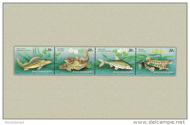 Hungary 1997. Animals / Fishes Set In Strip MNH (**) Michel: 4457-4460 / 1.50 EUR - Neufs