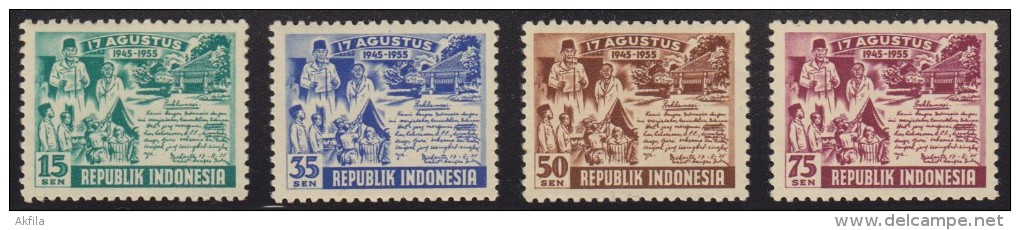 1447. Indonesia, 1955, Bandung Conference, MH (*) - Indonesia