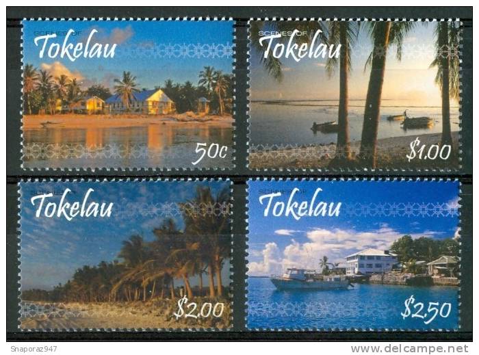 2008 Tokelau Paesaggi Landscapes Paysages Set MNH** Nu156 - Tokelau
