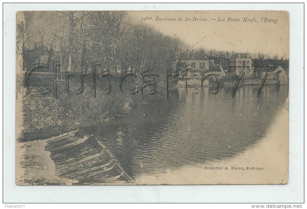 Morieux (22) : Les Maisons Aux Bords De L'étang Des Ponts-Neufs En 1905  PF. - Morieux