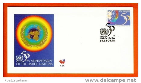 RSA, 1995, Mint First Day Cover Nr. 6-25, United Nations, SACCnr(s) - FDC