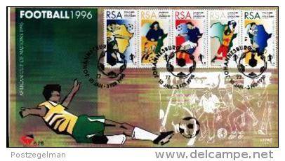 RSA, 1996, Mint First Day Cover Nr. 6-28, African Football, SACCnr(s) - FDC