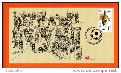 RSA, 1996, Mint First Day Card Nr. 6-29a, African Football Winners, SACCnr(s) - FDC