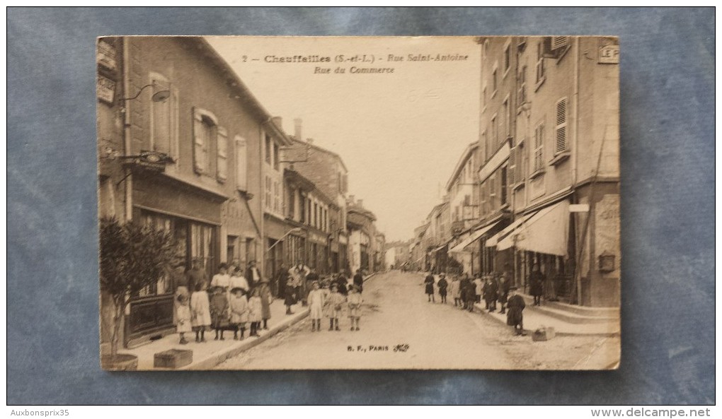 CPA - CARTE POSTALE - CHAUFFAILLES - RUE SAINT ANTOINE - 71 - Other & Unclassified