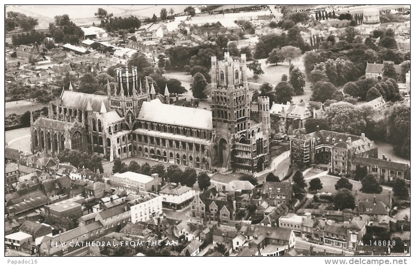 GB - Cam - Ely - Cathedral From The Air - Publ. Aerofilms Ltd. - A Hunting Group Company (n° A . 148818) - Ely