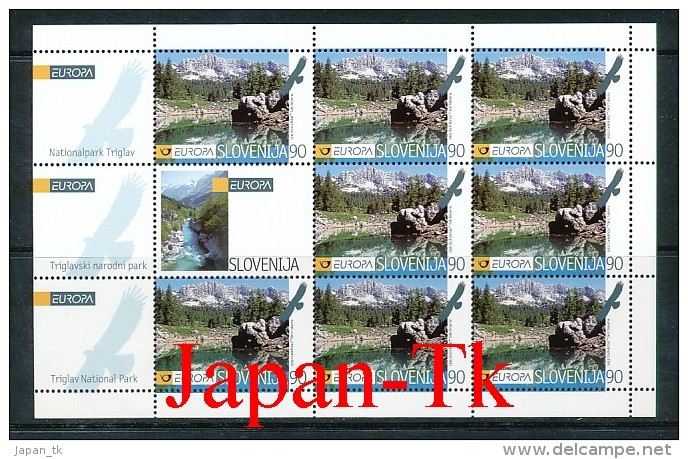 SLOWENIEN Mi. Nr. 259  Europa Cept " Natur- Und Nationalparks" - 1999  -Kleinbogen -MNH - 1999